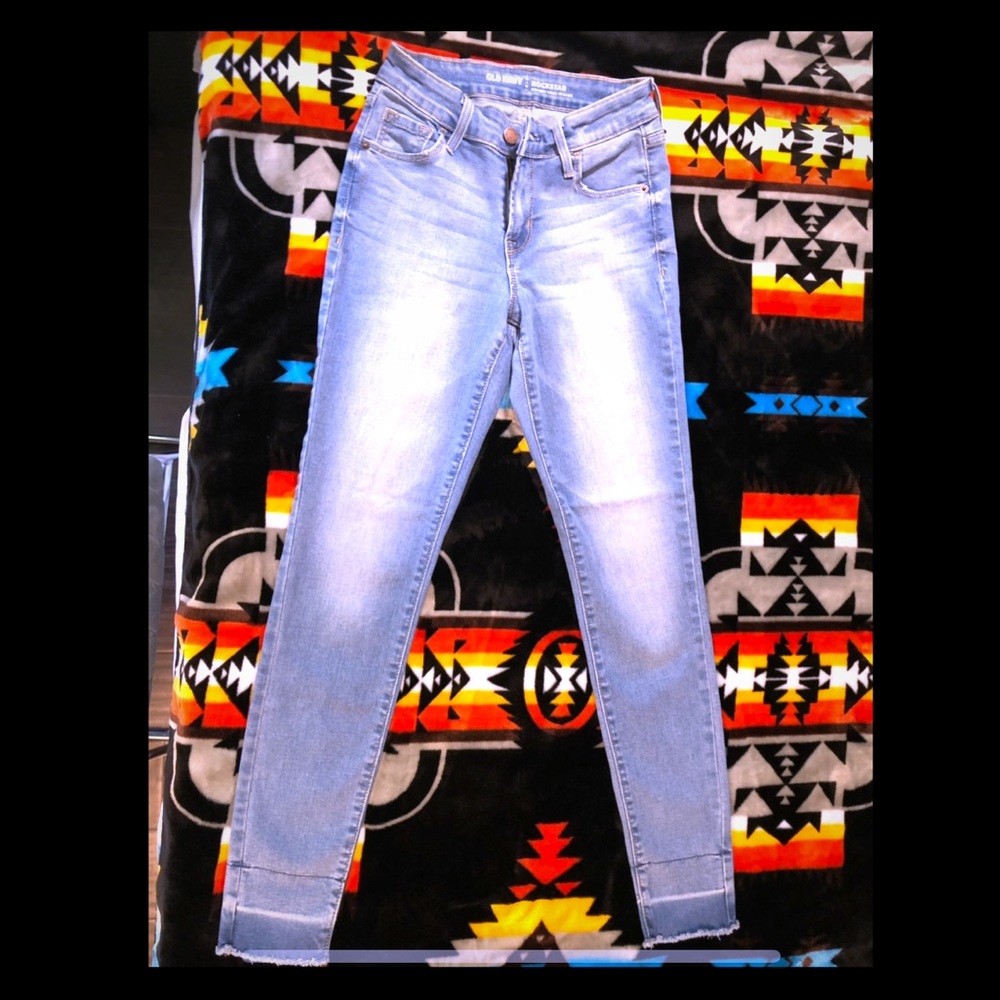 Size 0 Regular Old Navy Rockstar Skinny Jeans